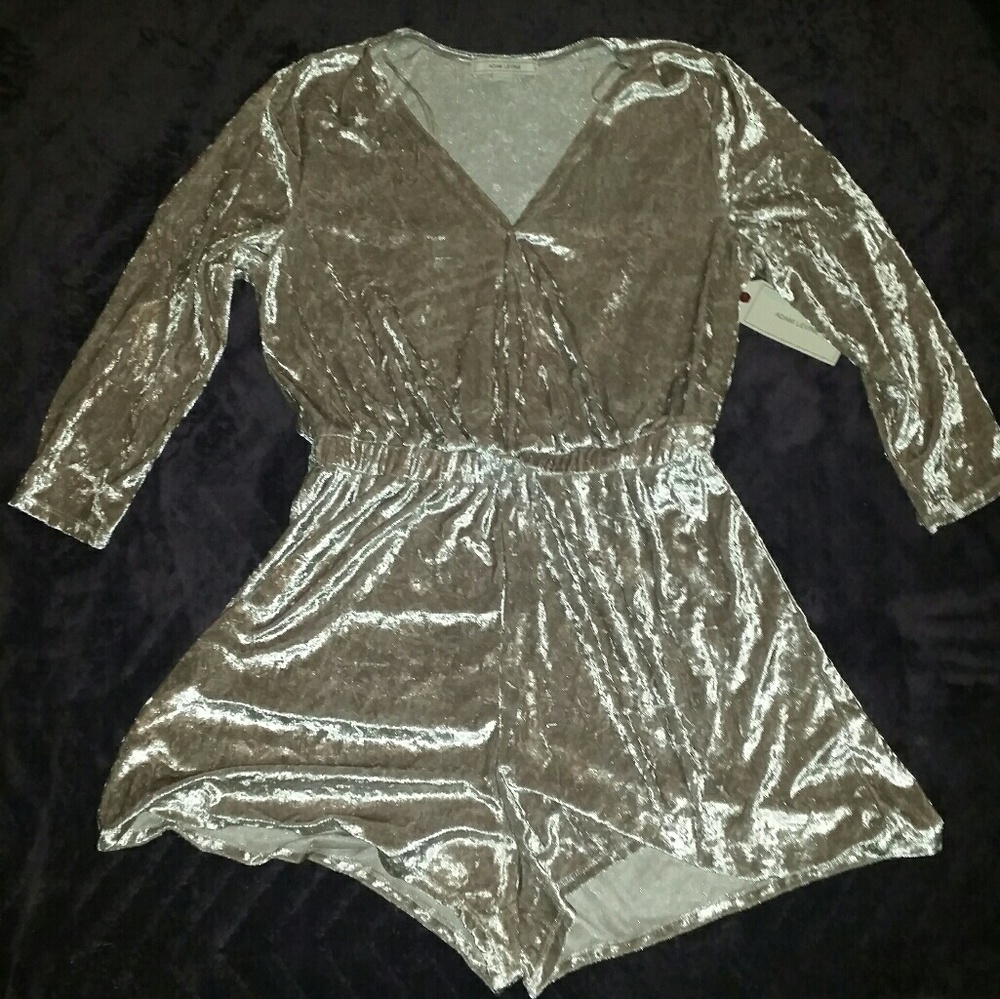 Adam Levine Velvet Romper